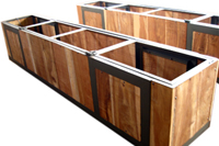 caixa mista de madeira
